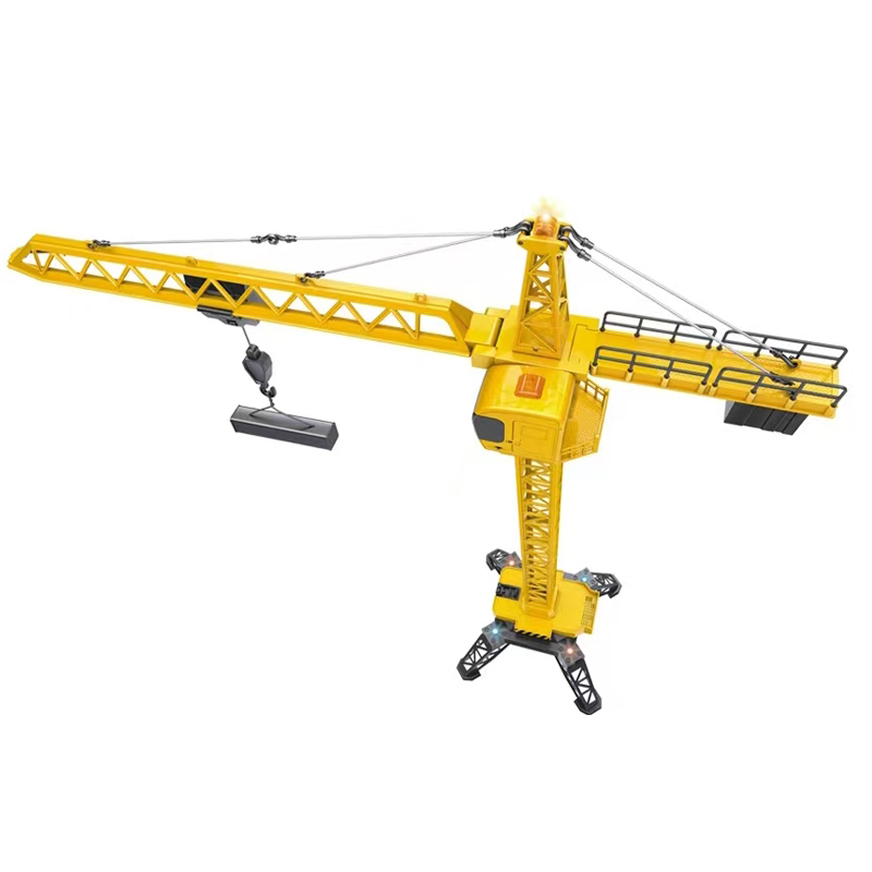 Children's Sand-digging Toy Excavators A set of engineering vehicle park  excavators  loaders  dump trucks tower cranes