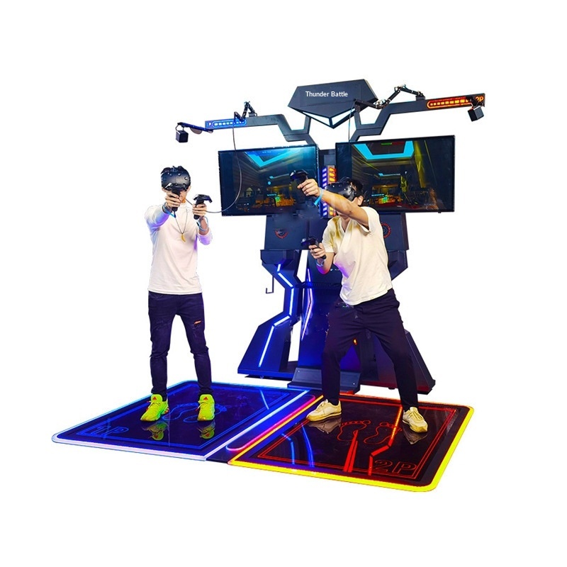 Virtual Reality Shooting Arcade Game Equipment with Motion Sensing for 2 People