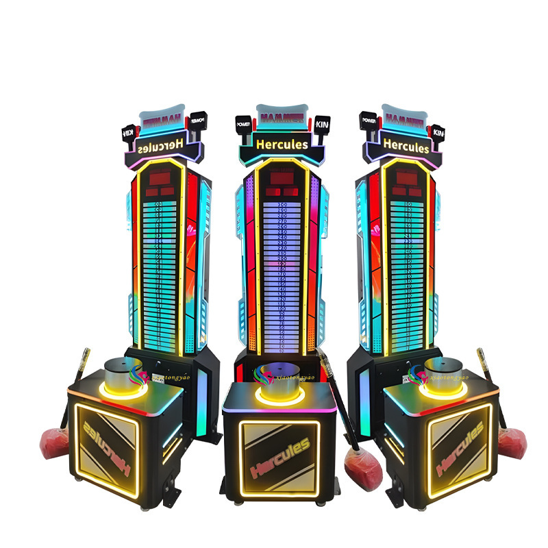 Hercules 1-Year Warranty Decompression Boxing Game Machine Coin-Operated Sledgehammer Warm-Up Activity English Language