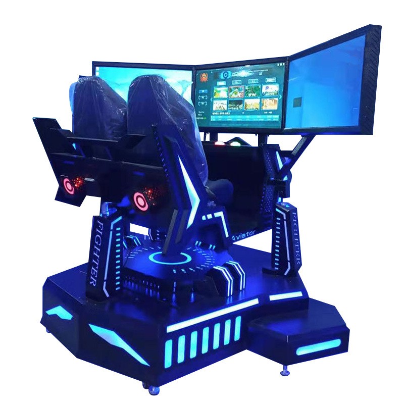 Commercial Large Three-Axis Three-Screen Dynamic Racing VR Simulated Driving Video Game Equipment Amusement Park MR Equipment
