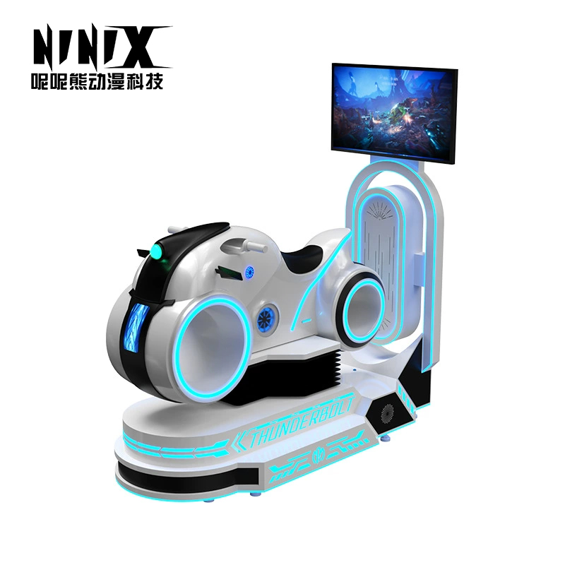 Science Fiction Single-player VR Motorcycle Simulator Immersive Racing Experience Neon-lit MR Arcade Virtual Reality Equipment