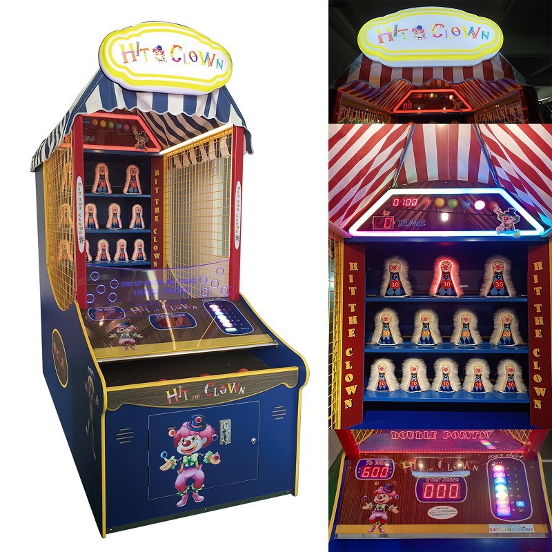 Large Indoor Pitching Machines Coin-Operated Game Carnival Lottery Machines for Children's Playhalls Durable Metal English
