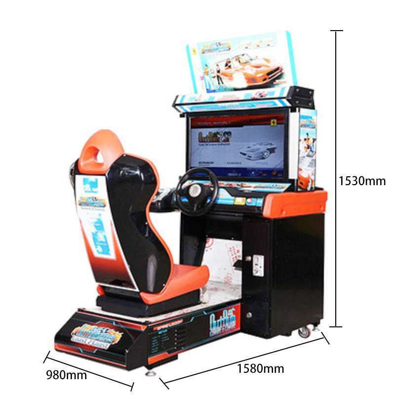 32-inch Wired Loop Tour Electronic Coin-operated Game Machine Simulated Racing Arcade Entertainment Equipment All Ages Wholesale