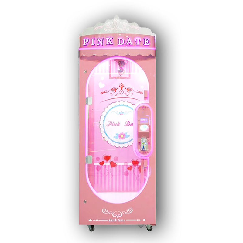 Wholesale Scissors Doll  Machine Crane Claw Cut Rope Claw Machine  Prize Pink Date Toy Cutting Game Machine