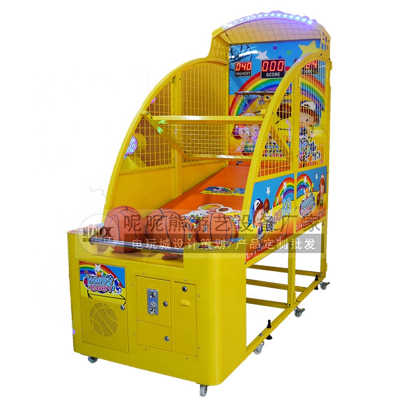 New Style Blue Basketball Machines Arcade Game Machine Basketball Machine for Kids