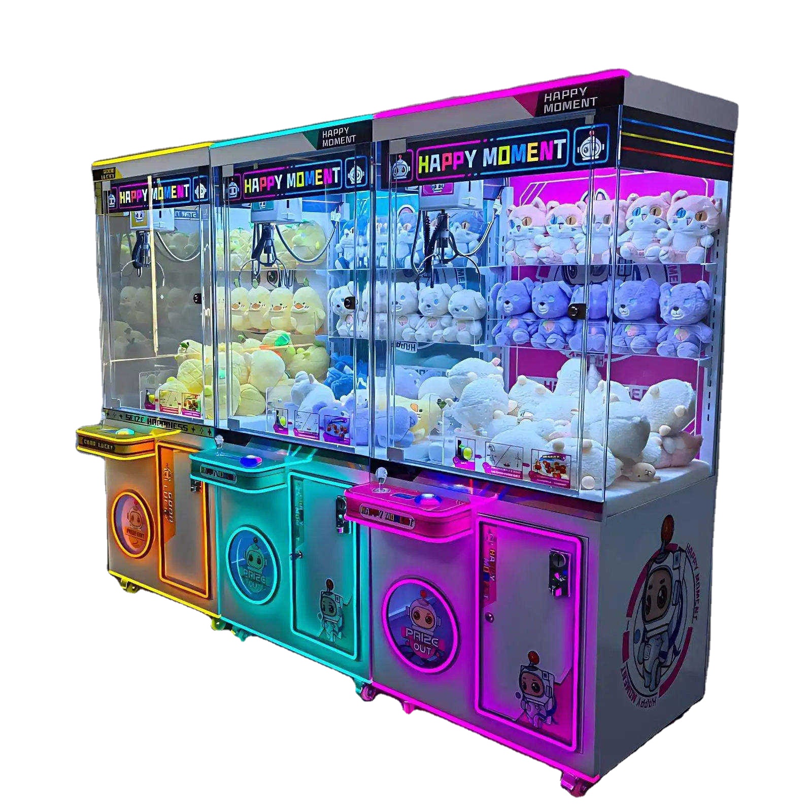 Coin-Operated Arcade Plush Toy Catcher Prize Vending Machine Amusement Equipment Doll and Crane Machine