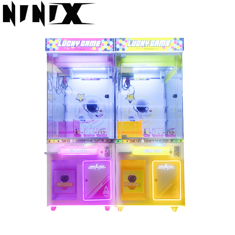 New Coin-operated Crane Plush Belt Prize Box Claw Machine Children's Favorite Game Machine for Sale Gift Claw Machine