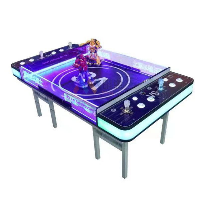 Children's Mini Street Fighting Warrior Arcade Game Machine Simple Battle Robot Tabletop Stall Amusement Equipment Battle Boxing