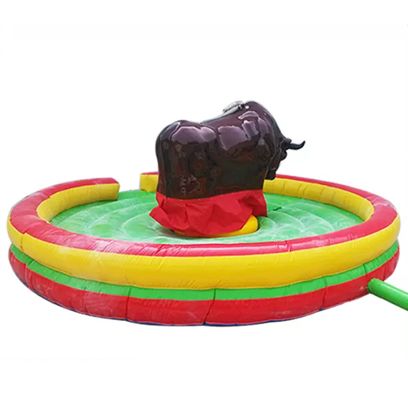 Thrilling Commercial Grade Heavy-Duty PVC Inflatable Mechanical Bull Riding Arena Safe Exciting Coin Operated Rodeo Game for