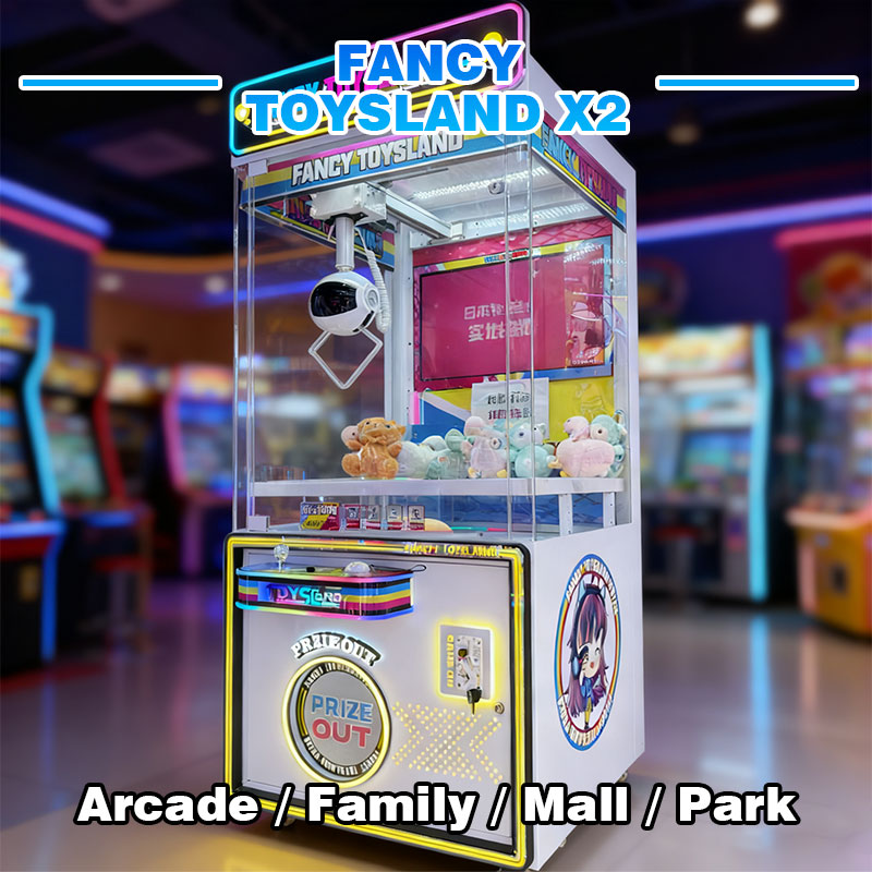 Fancy Toysland X2 Plush Toy Claw Arcade Machine