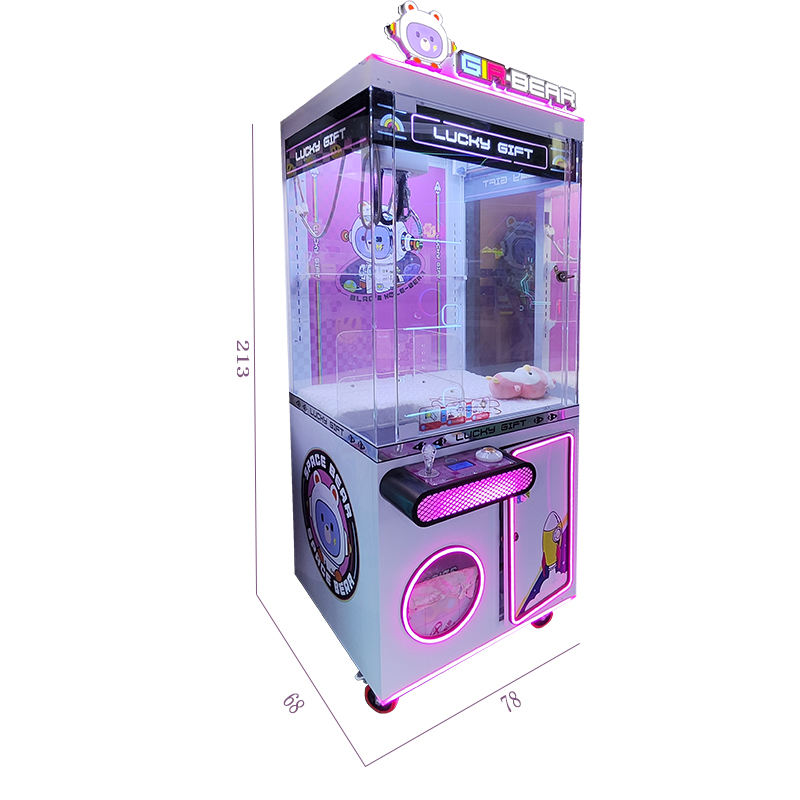 Small Arcade Candy Claw Crane Toy Grabber Machine for Mini Online Doll Game Impressive Clawee Toy Sales