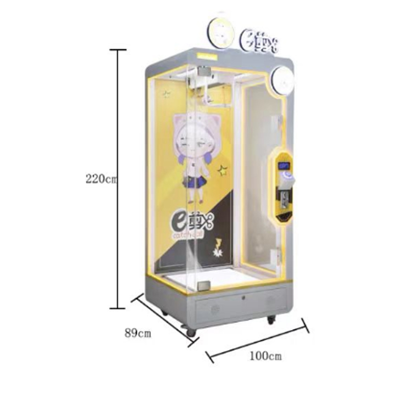 Best-Selling Coin-Operated Stainless Steel Plush Toy Cutters Custom Entertainment Game Doll Cutters Cut Your Prizes Gift