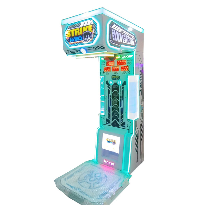 Coin Operated Boxing Punch Machine Arcade Power Strength Tester Game Equipment for Gym Bar Mall Entertainment Center