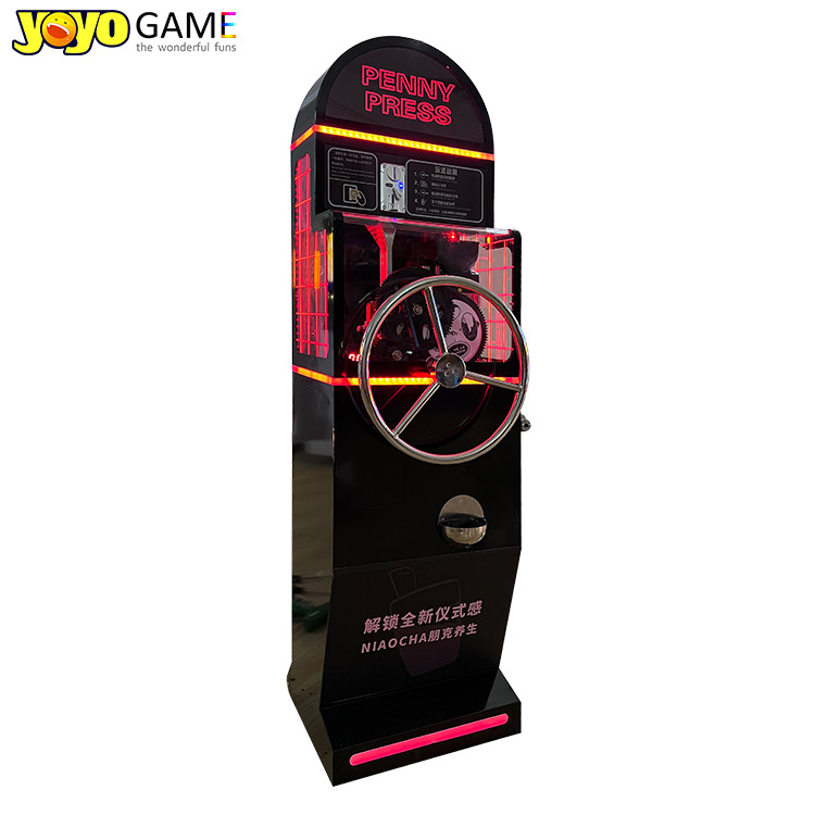 Coin Pressing Machine Video Version Scenic Spot museum Self-made Commemorative Coin Machine DIY Gift Machine Penny Press