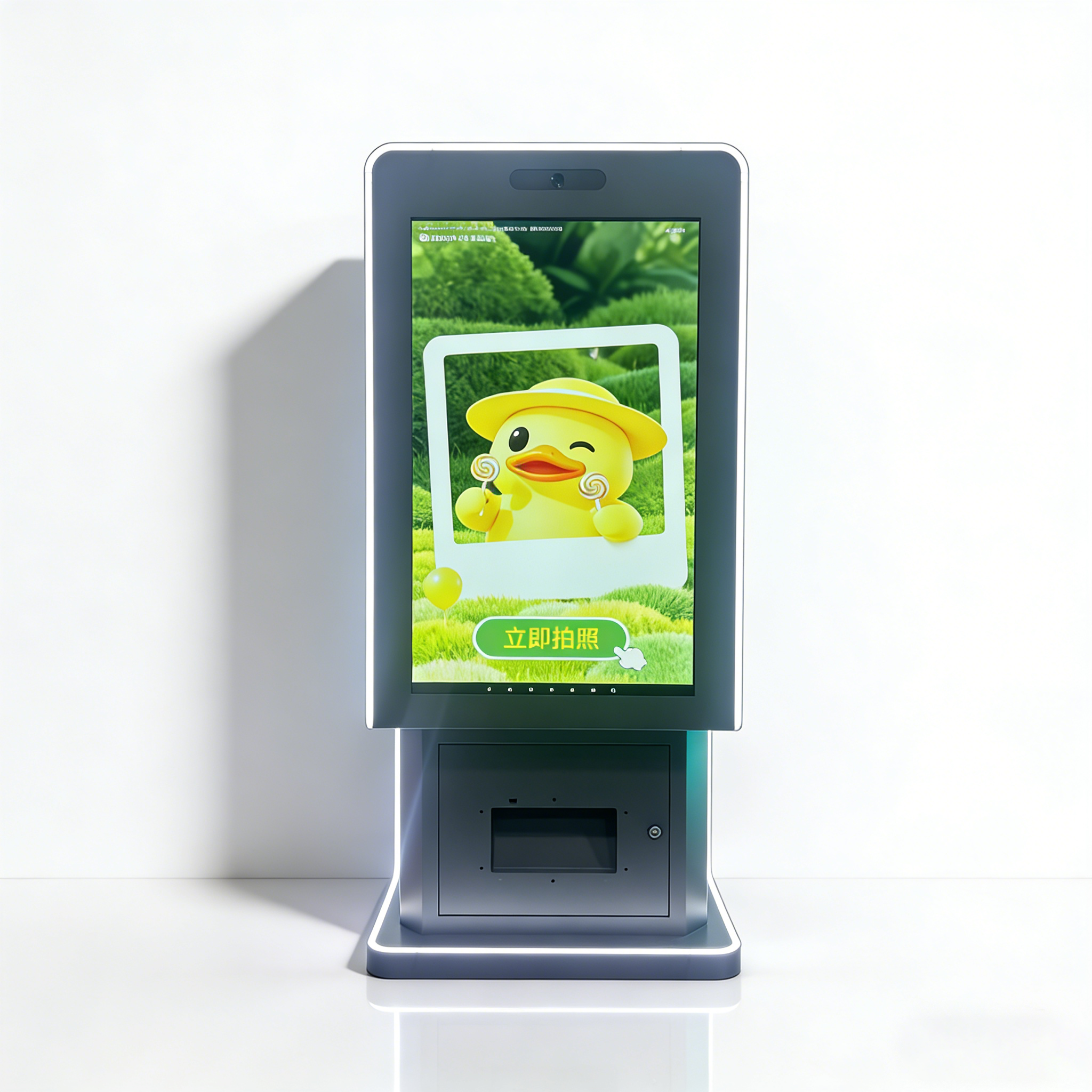 Coin Operated Magnet Photo Booth Machine With Touch Screen Instant Printing Custom Templates for Arcade Mall Store