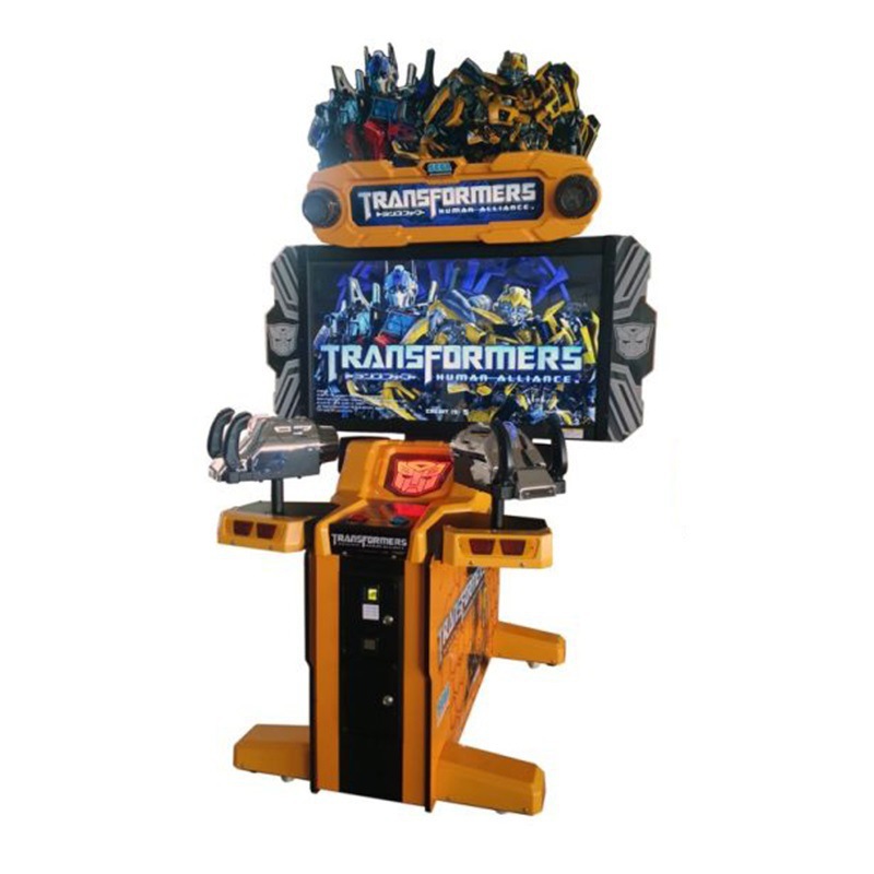 Dual Player Commercial for Transformers Shooting Game Machine High Definition Screen Dynamic Sound Entertainment for