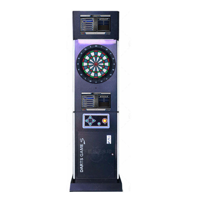 Professional Smart Dart Game Machine LED Illuminated Target Interactive Multi-Game Modes Digital Scoreboard Coin-Operated