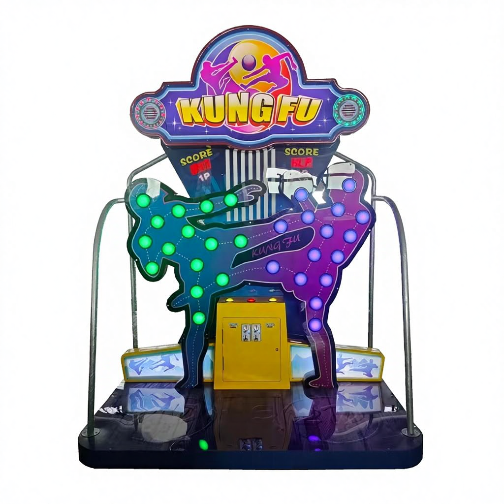 Kung Fu Interactive Reaction Light Training Arcade Game Machine Boxing Fitness Punch Target Equipment for Kids Adult Play