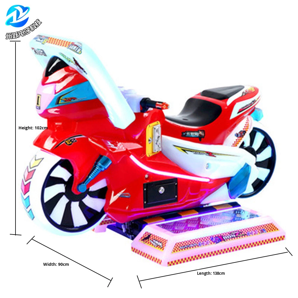 Indoor Children's Motorcycle Electric Racing Arcade Game Equipment with PP Plastic Single Player Coin-Operated Manufacturer