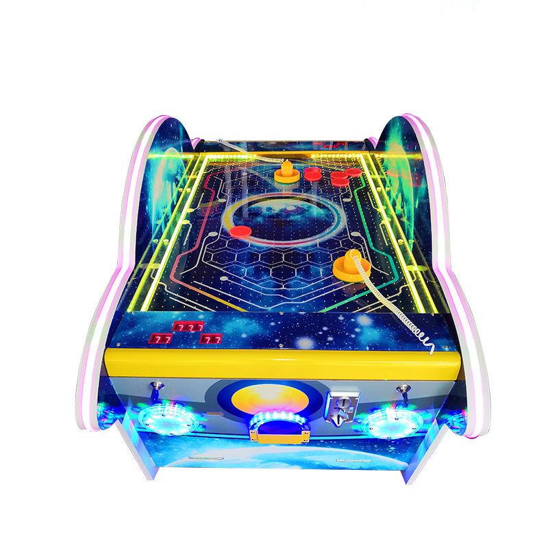 Transparent Bubble Hockey Game Table Coin Operated Arcade Machine for Family Gatherings