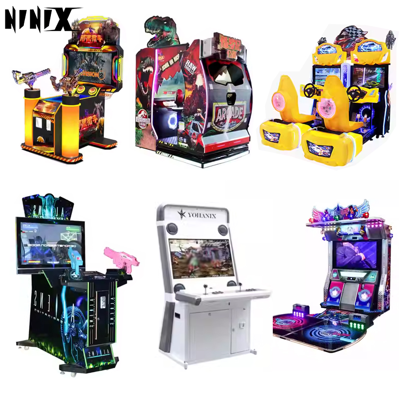 Cheap Indoor 42 LCD Aliens Extermination Gun Shooting Arcade Simulator Coin Operated Game Machine for Shopping Center