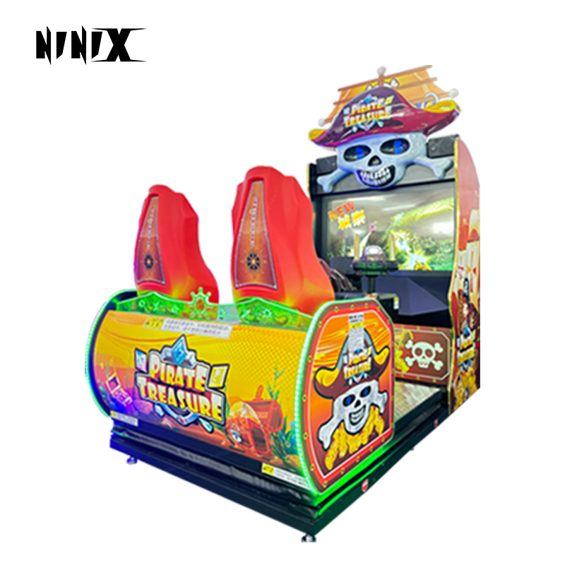 2-Player Coin-Operated Arcade Shooting Game Machine Pirate Treasure Simulation Shooting Equipment