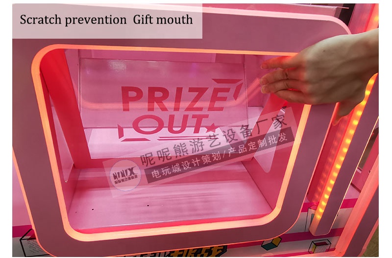 Colorful Design Crane Machine Toys Ten Seconds Challenge Claw Crane Coin Operated Games