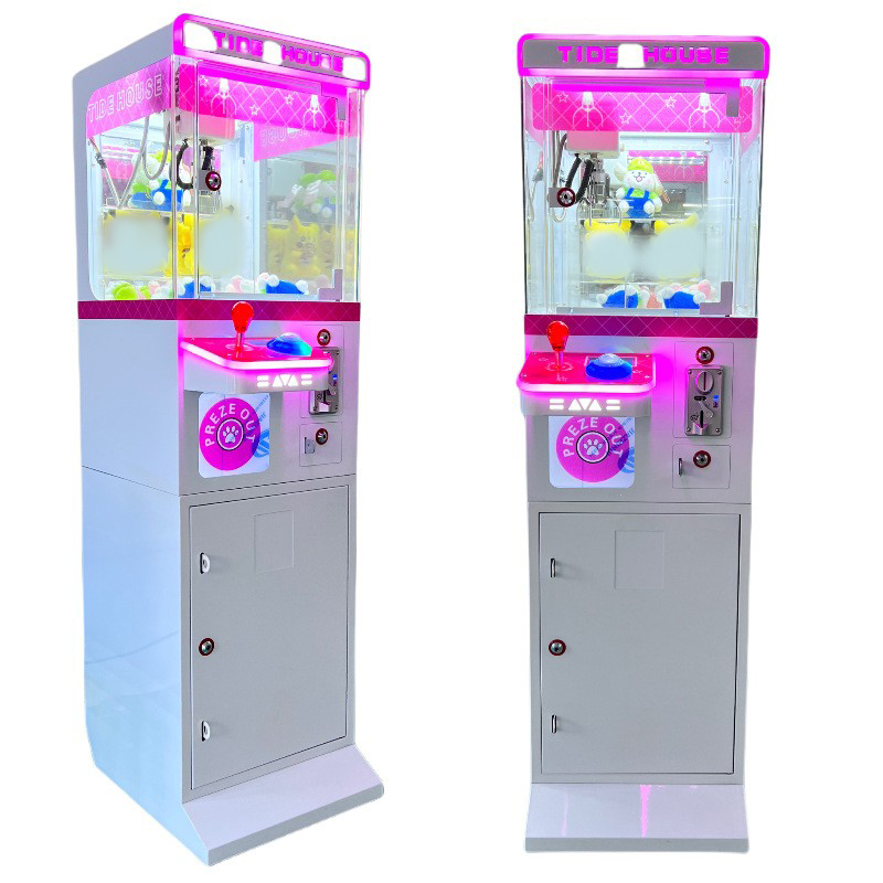 Popular Mini Home Claw Crane Coin-Operated Arcade Gift Game Console Entertainment Center Equipment Home Doll Machine for Sale