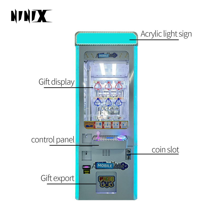 Customized Lucky Key Push Gift Machine 9-hole Coin-operated Gold Key Prize Vending Machine Game Machine
