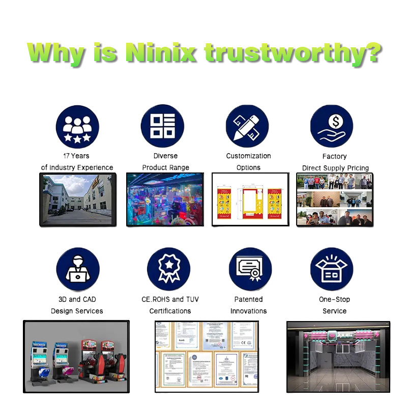 Ninix Stainless Steel Pink-Themed Self-Service Interactive Smart Terminal Commercial Digital Kiosk EU/US/UK/AU Plug 1-Year