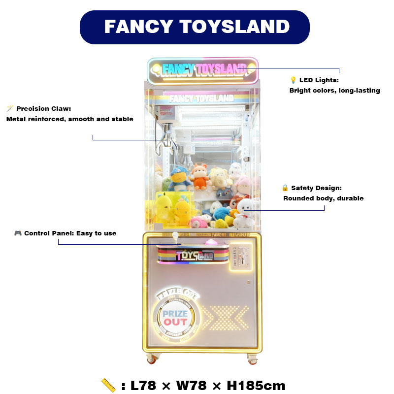 Claw Machine Arcade Toy Catcher Game Machine Prize Grabbing Amusement Equipment Coin Operated Gift Catching System