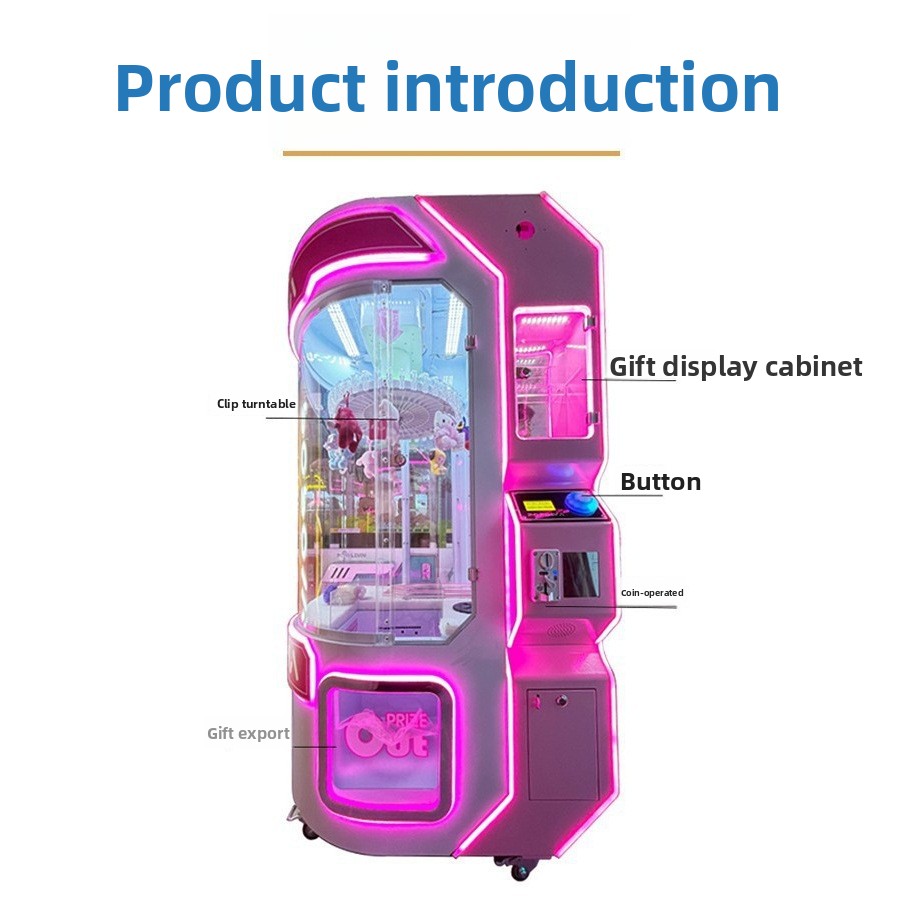 Plush Doll Toy Machine Playground Arcade Game Center Crane Claw Machine Coin Operated For Amusement Sale claw crane game machine