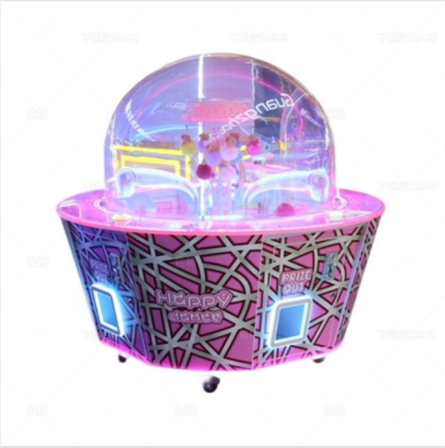 Coin Operated 4 People Cute Candy House Coin Pusher  Digging Gift Game Machine