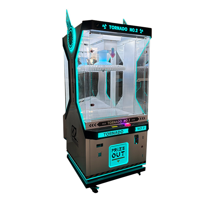 Tornado Prize Out Arcade Machine Wind Blowing Cash Grab Game Equipment Interactive Ticket Redemption for Mall Park Entertainment