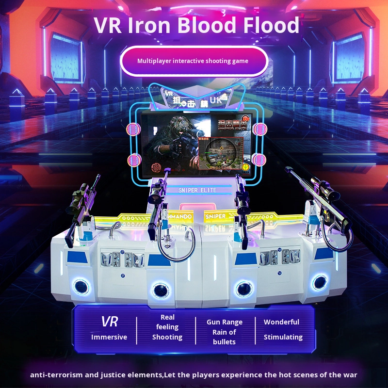 Large-scale Indoor VR Sniper Expert Gun Arcade Equipment with Coin-operated Educational Family Game