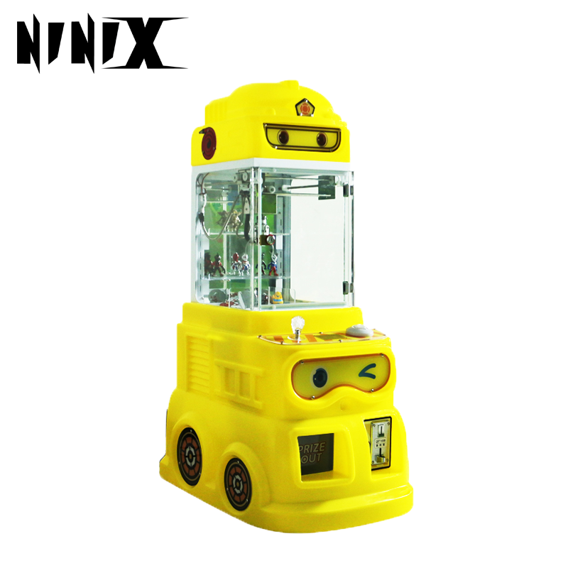 Factory Wholesale Coin Operated Arcade Game Mini Fire Truck Claw Machine with Plush Toy for Kids