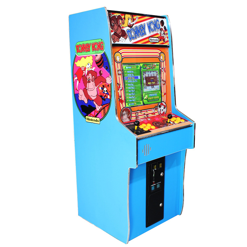 Zhou Yue Two-Player Joystick Fighting King Arcade Game Wooden Box Entertainment Equipment for Venues