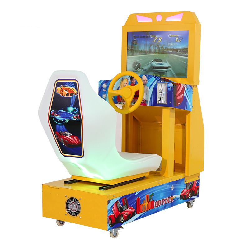 HD Screen Ring Racing Game Machine Coin-Operated Arcade Simulator for Kids Children's Playground Racing Simulation Game