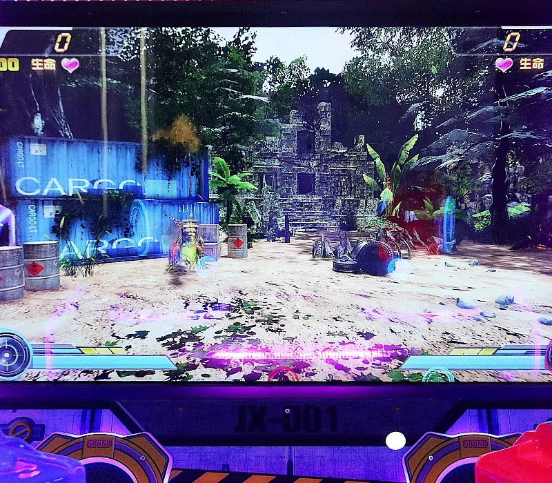 Children's Coin-Operated Shooting Game Machine Indoor Large-Scale Simulation for Fun Entertainment Equipment