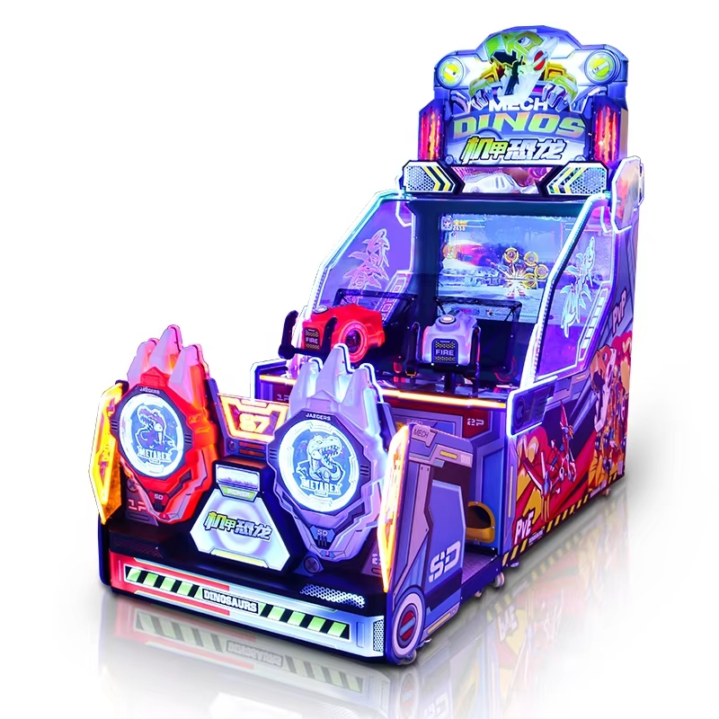 Indoor Large Arcade Simulation Shooting Game Machine Mecha Dinosaur Children's Shooting Game Machine