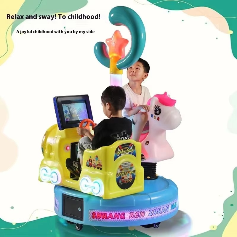 Super Mini Doll Machine in the Shopping Mall - Small Coin-operated Arcade Game Toy for the Street.