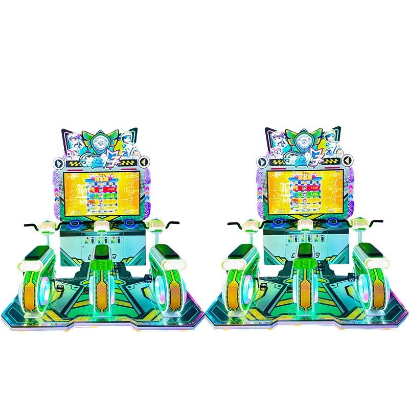 Hot Sale Coin-Operated Arcade Bike Simulator Racing Sports Equipment Prize-Giving Bike Simulation Gear for Gift Exchange