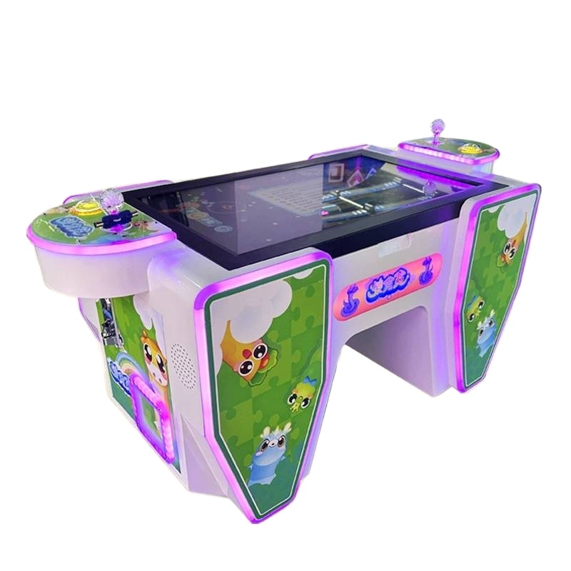 Small Coin-Operated Snake Puzzle Video Game Machine English Language Entertainment Equipment for Fun & Challenge Gift