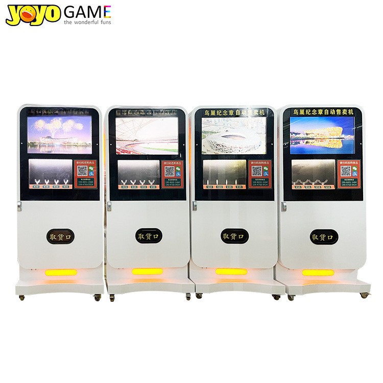 Refurbish and Modify Commemorative Coin and Badge Vending Machines with Touchscreen Scanning Gold/Silver Coins