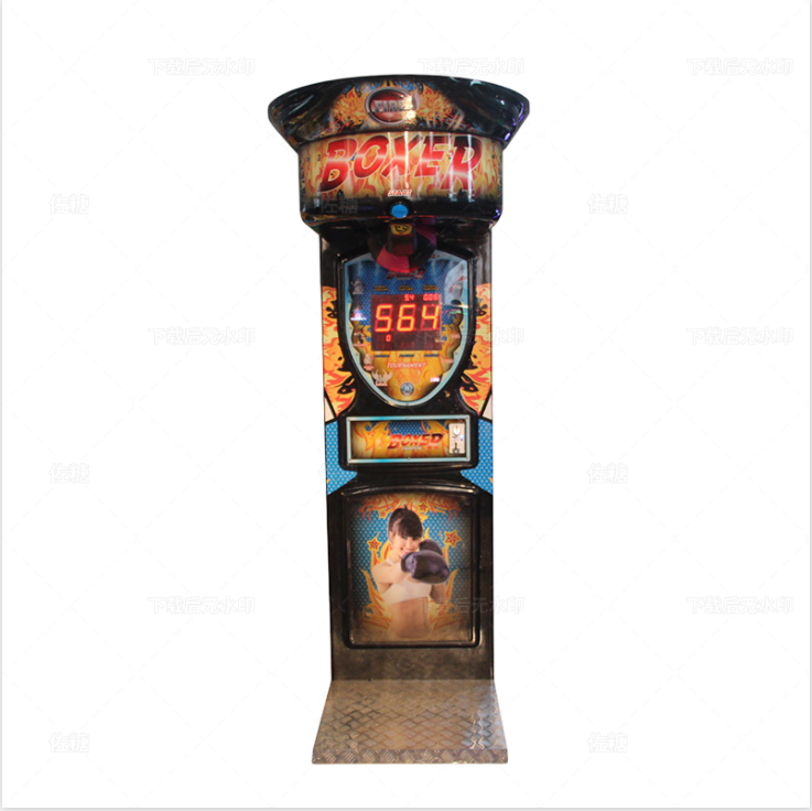 Coin Operated Boxing Machine Arcade Punch Strength Tester Game Machine for Amusement Park Gym Mall Entertainment Center
