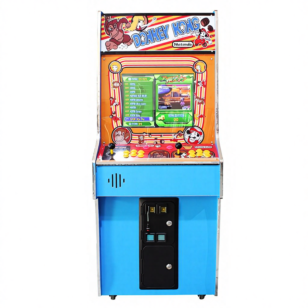 Zhou Yue Two-Player Joystick Fighting King Arcade Game Wooden Box Entertainment Equipment for Venues
