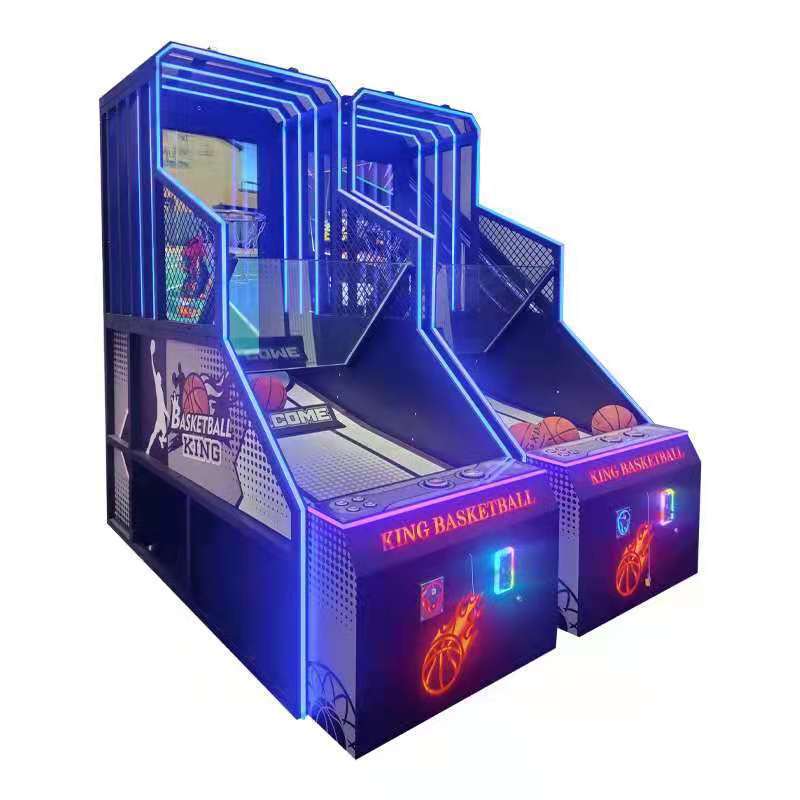 Dual-Player LED Scoring Basketball Arcade Machine Commercial Coin-Operated Game for Mall FEC Amusement Parks & Parks