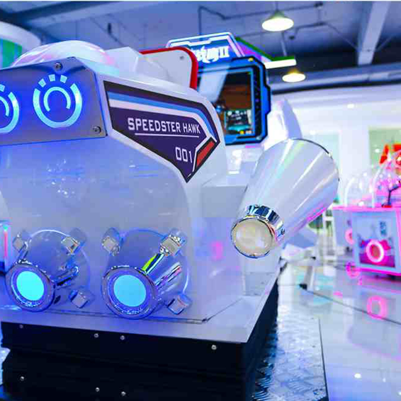 Speed Eagle Flight Simulator Game Machine Arcade Equipment Coin-Operated Flight Game Motion Function LED Lights Metal Stainless