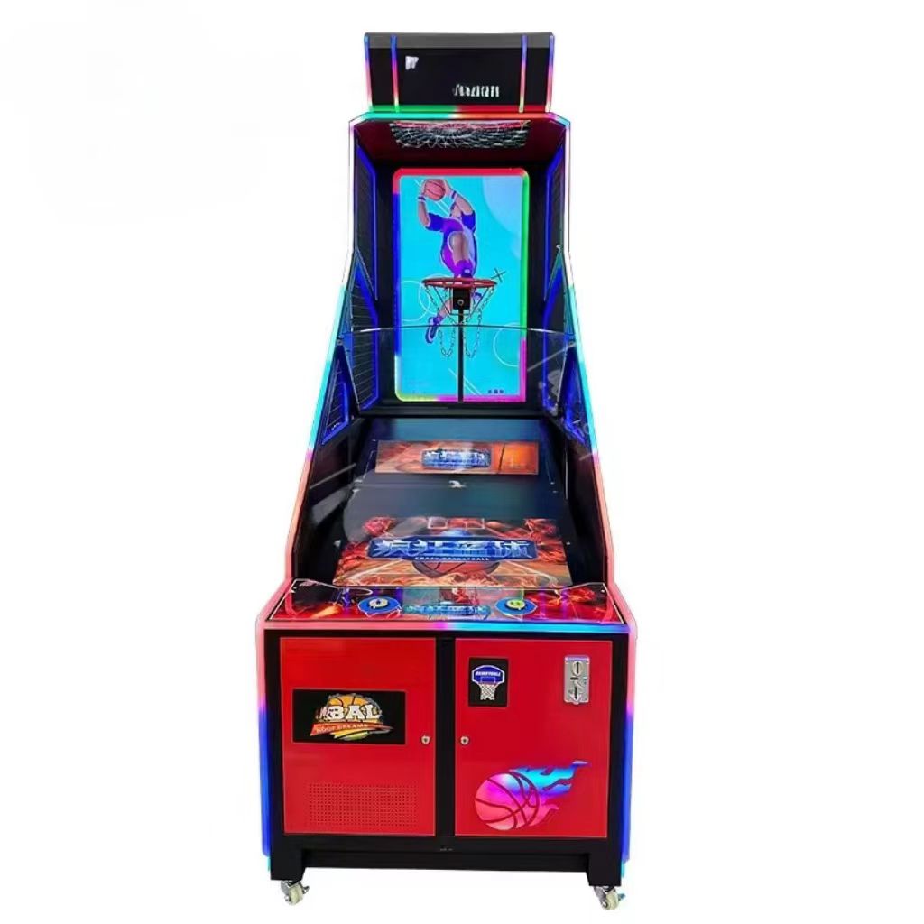 Dual-Player LED Scoring Basketball Arcade Machine Commercial Coin-Operated Game for Mall FEC Amusement Parks & Parks