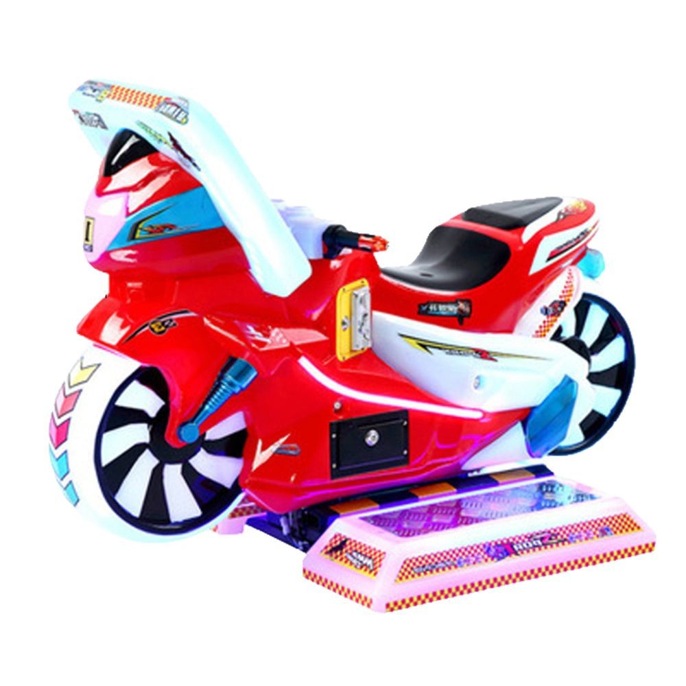 Indoor Children's Motorcycle Electric Racing Arcade Game Equipment with PP Plastic Single Player Coin-Operated Manufacturer